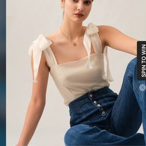 2/$30 Tie Strap Cami Top
